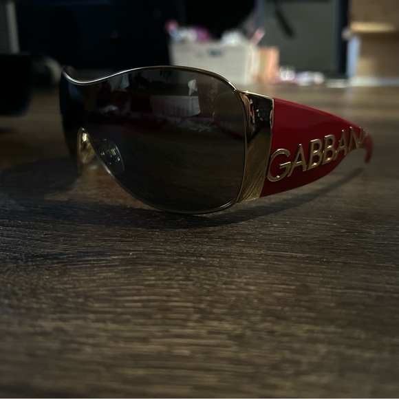 Dolce & Gabbana Rare Red Y2K Sunglasses - Picture 3 of 14